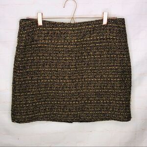 Willi Smith  brown wool skirt size 8